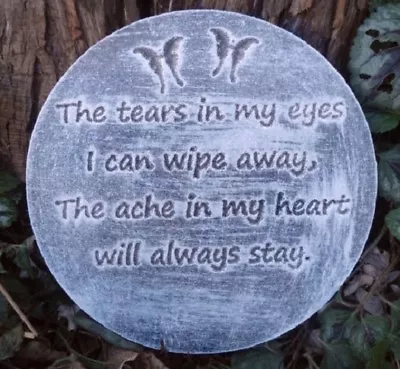  Plastic Memorial Plaque Mold Garden Ornament  Plaque / Stepping Stone • $22