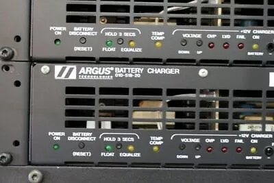 Argus Battery Charger Model 010-519-20 For MTR2000 Quantar Repeaters 12 VDC • $375