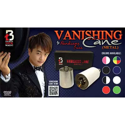 Vanishing Cane (Metal / Black & White Stripes) By Handsome Criss And Taiwan Ben • $39.95