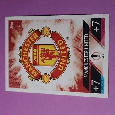 2022-23 Topps Match Attax UCL Team Badge Manchester United #100 • $2.22