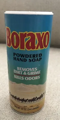 Boraxo Powdered Hand Soap 12oz Removes Dirt & Grime Odors VINTAGE Disc. HTF • $41.99