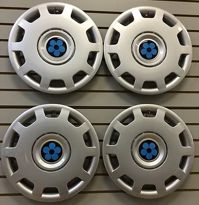 1999-2005 VW Passat Jetta Golf Blue Daisy Hubcap Wheelcover SET • $81.55