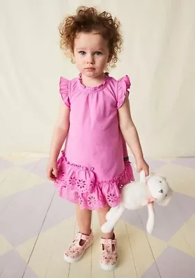 NWT Matilda Jane Enchanted Garden Tami Eyelet Dress Size 6-12 Months • $30.95