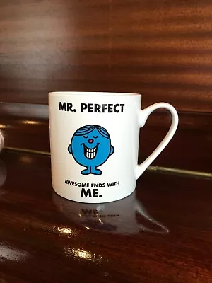 £4.78 • Buy Mr Men Mr Perfect Awesome Ends In Me Mug, Men's Gift, Blue Mr Men, Cups, Mugs