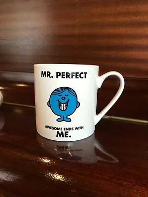 £4.63 • Buy Mr Men Mr Perfect Awesome Ends In Me Mug, Men's Gift, Blue Mr Men, Cups, Mugs