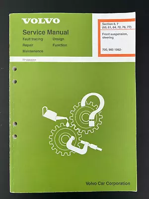 1982-1997 Volvo 740 760 780 940 960 Front Suspension And Steering Service Manual • $79.95