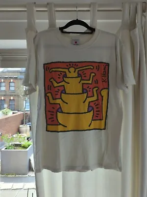 Keith Haring Guggenheim T- Shirt 1993 Medium (Original) • £150