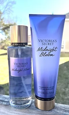 Set Of  Victoria's Secret Midnight Bloom Body Mist Perfume & Body Lotion Set • $24.80