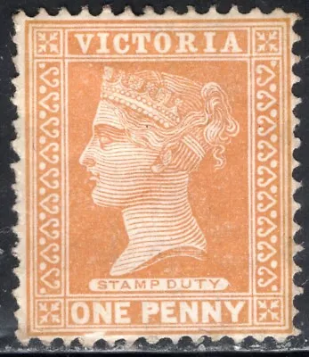Australia Victoria Stamp Scott #169 1p Orange Brown 1890 MLH SCV$22.50 • $4