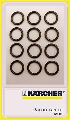 £3.79 • Buy Spare O-rings X 12 For Hose, Gun, Lance & Nozzle To Suit Karcher Commercial 