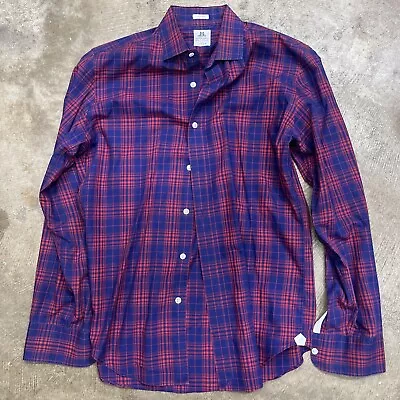 JCrew Thomas Mason Oxford Cloth Mens Medium Shirt Ludlow • $21