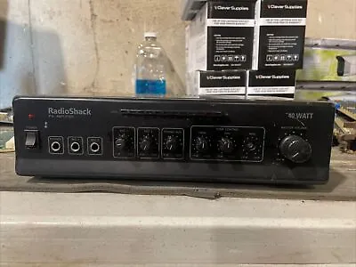 Vintage Radio Shack 40 Watt PA Amplifier Model 32-2054 Dual Microphone Inputs • $39.95