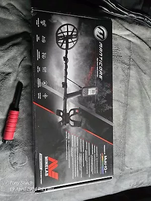 Minelab Manticore Metal Detector + Free Pro Find 40 COMES WITH FREE PRO FIND 40  • £1650