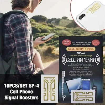 £1.99 • Buy 1 Pcs Cell Phone Signal Enhancement Antenna Booster Safeguard Stickers UK Hot