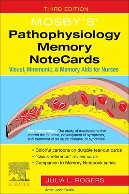Mosby's® Pathophysiology Memory NoteCards • $25.64