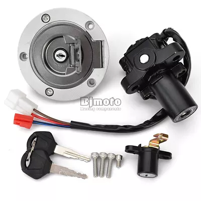 Fuel Gas Cap Ignition Switch Seat Lock W/ Key Set For Yamaha YZF-R1 R1 1998-2003 • $55.17