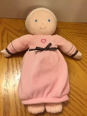 Carters Plush Baby Dolls Pink Soft My First Doll Long Dress Heart On Front 9  • $18.97