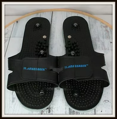 10 Massager Foot Massager Slipper Sandals Excellent Condition  Womens 9 Mens 8 • $19.66