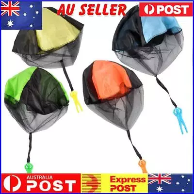 Hand Throwing Kids Mini Play Parachute Toy Man Model Outdoor Sports Toys • $8.89