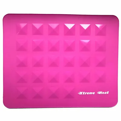 £7.90 • Buy Pink Extreme Heat Silicone Rubber Heatproof Mat For Hair Straighteners
