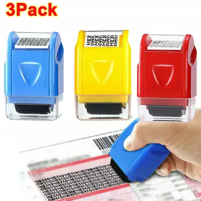 Security Privacy Stamp Roll Data Guard Protection Identity Confidential ID Theft • $14