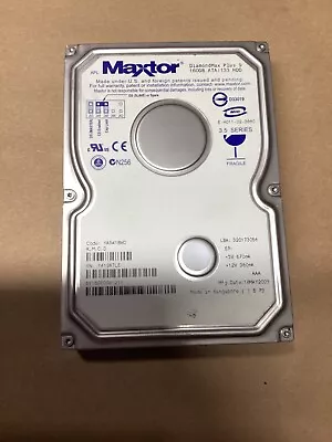 Maxtor DiamondMax Plus 9 160GB 3.5 Series Hard Drive #116M61 • $28.99