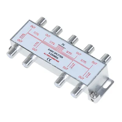 8-Way Coaxial Cable Splitter 5-2300 MHz For RG6 RG59 TV Antenna Multi-Pack LOT • $358.99