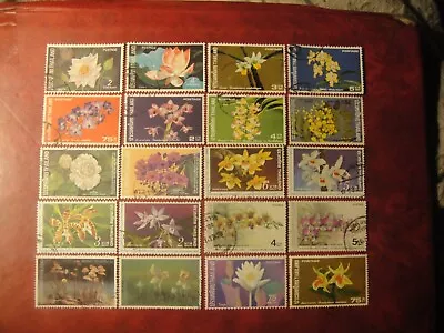 Thailand. 20 Used Stamps Off Paper No1. • $7