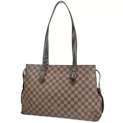 LOUIS VUITTON Chelsea Shoulder Tote Bag Damier Leather BN France N51119 64EA742 • $268