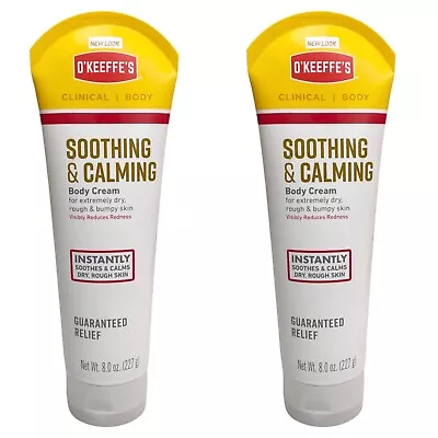Pack Of 2 - O'Keeffe's Soothing & Calming Body Cream - 8oz Each • $34.99