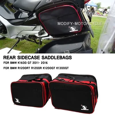 Side Case Luggage Bags Rear Saddlebags FOR BMW R1200RT R1200R K1200GT K1300GT • $61.75