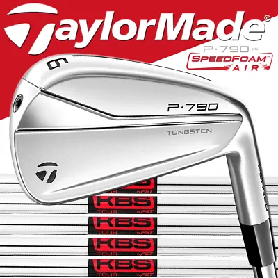 £899 • Buy Taylormade P790 Irons 4-pw +stiff Kbs Tour Steel Shafts / 2023 Model
