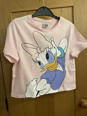 Disney Daisy Duck Age 9-10 Years BNWT Pink T-Shirt 100% Cotton • £0.99