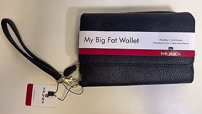 NWT My Big Fat Wristlet Wallet By Mandi Pebble Black  • $24.99