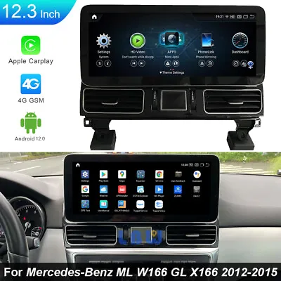 For Mercedes Benz ML W166 GL X166 2012-2015 Car DVD GPS Navigation Radio Stereo • $939.77