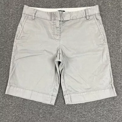 J Crew Shorts Womens Size 6 (30x10) City Fit Classic Twill Bermuda Chino Stretch • $10