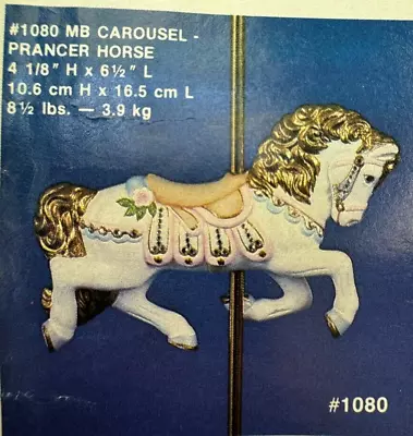 Vintage Alberta Ceramic Mold #1080 Mb Carousel Prancer Horse • $68