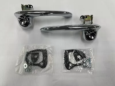 1967 67 1968 68 Ford Mustang Chrome Outside Door Handles Right And Left Pair • $49.95