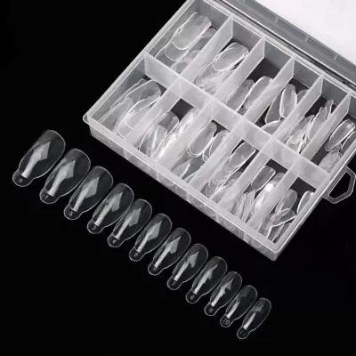 120Pcs Quick Building Mold Tips Nail Forms Finger Extension Nail Art Tools Clear • $8.27