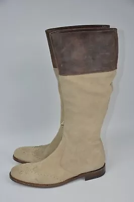 £181.50 • Buy Sancho Boots Women's Brown Leather Knee High Hand Made Size 42 US 11.5