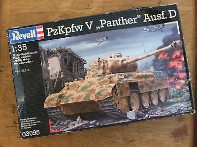 Revell 03095 - German Wwii Pzkpfw V Panther Ausf. D Tank - 1/35 Scale Model Kit • £29.99