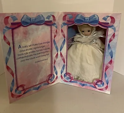 Marie Osmond Birth Announcement Greeting Card Porcelain Doll Ltd. Ed. 1996 NIB • $14.99