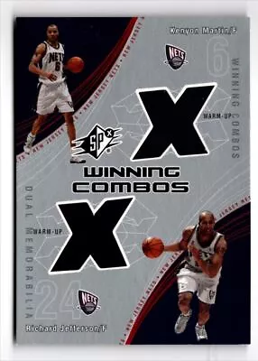 Kenyon Martin Richard Jefferson 2002-03 Upper Deck SPx Winning Combos Warm Up • $5.75