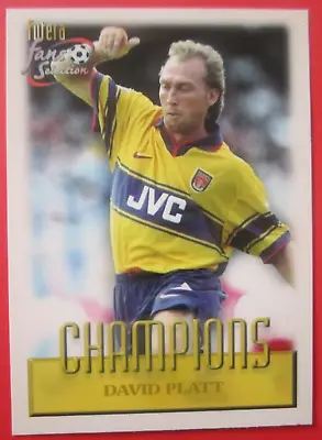 £0.90 • Buy David Platt Futera Fans Selection Arsenal 1999 Champions Base Card #84