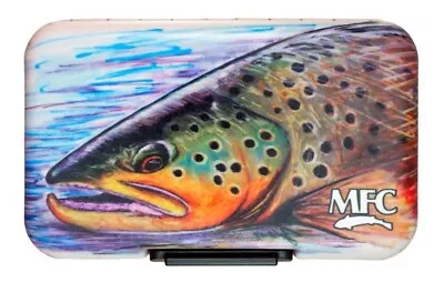 Montana Fly Company Mfc Hallock's Brown Trout Poly Fly Box Featuring Slit Foam • $28