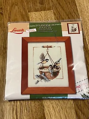 LanArte Marjolein BASTIN Collection BIRD FEEDER Cross Stitch Kit NEW • £10