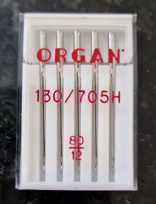 Organ Sewing Machine Needles Size 80 / 12  Universal FIT BROTHER SINGER JANOME • £2.90