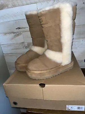 UGG Women's Classic Chillapeak Tall Platform Boot - CHESTNUT - US Size 5 - 10 • $199