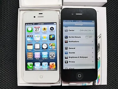 Working Grade A Apple IPhone 4s 8/16/32/64GB Black/White UNLOCKED ALL Country • $44