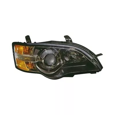 Headlight For 2005 Subaru Legacy Driver Side Black Housing Halogen Clear Amber • $206